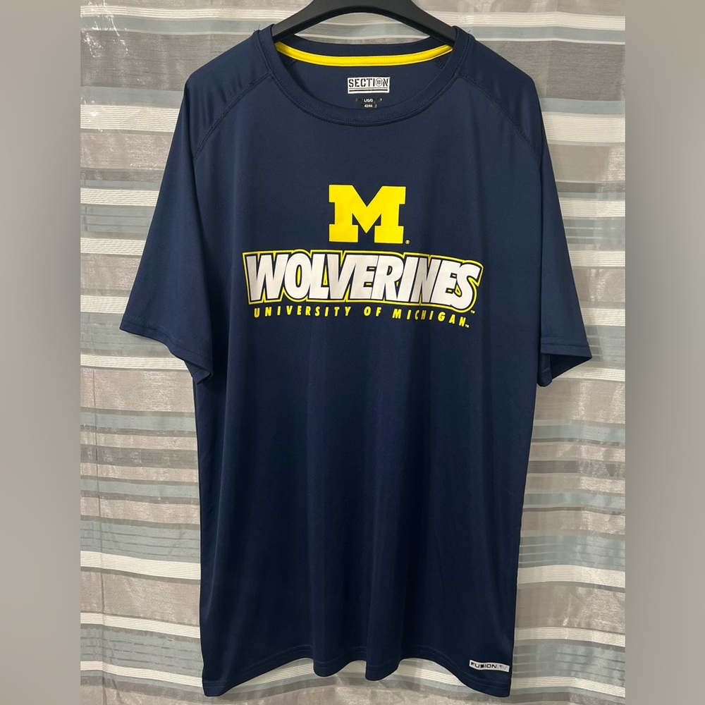 Michigan Wolverines Blue Performance Shirt